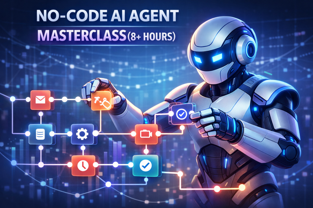 8 hour master class for n8n Guide for no code AI agents