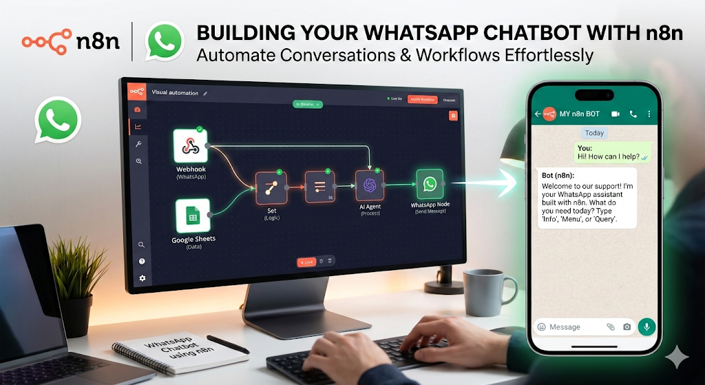 n8n chat bot for whatsapp