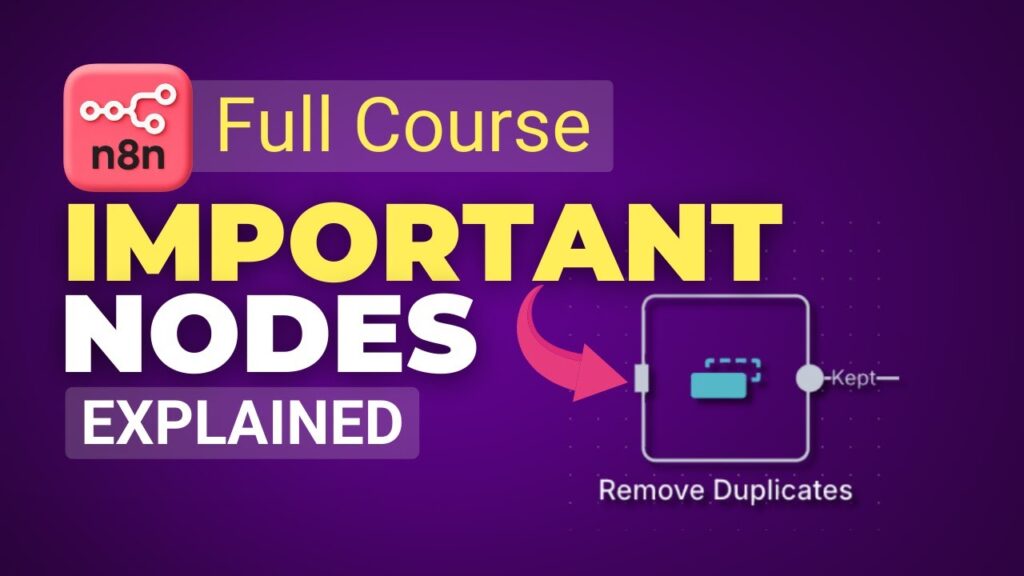 Clean Your n8n Workflows: How to Use the Remove Duplicates Node